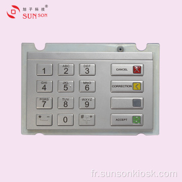 Clavier NIP de cryptage compact pour distributeur automatique